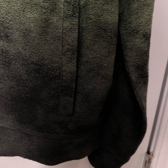John Varvatos Antone Overdye Jaquard Hoodie, Army Green, size M - Picture 3 of 13